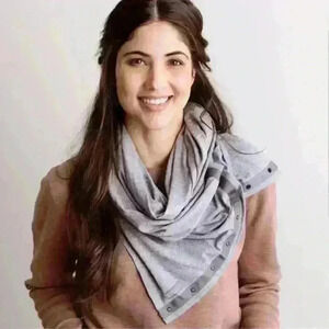 Nuroo Nursing Scarf/Shawl, Grey, One Size Fits All